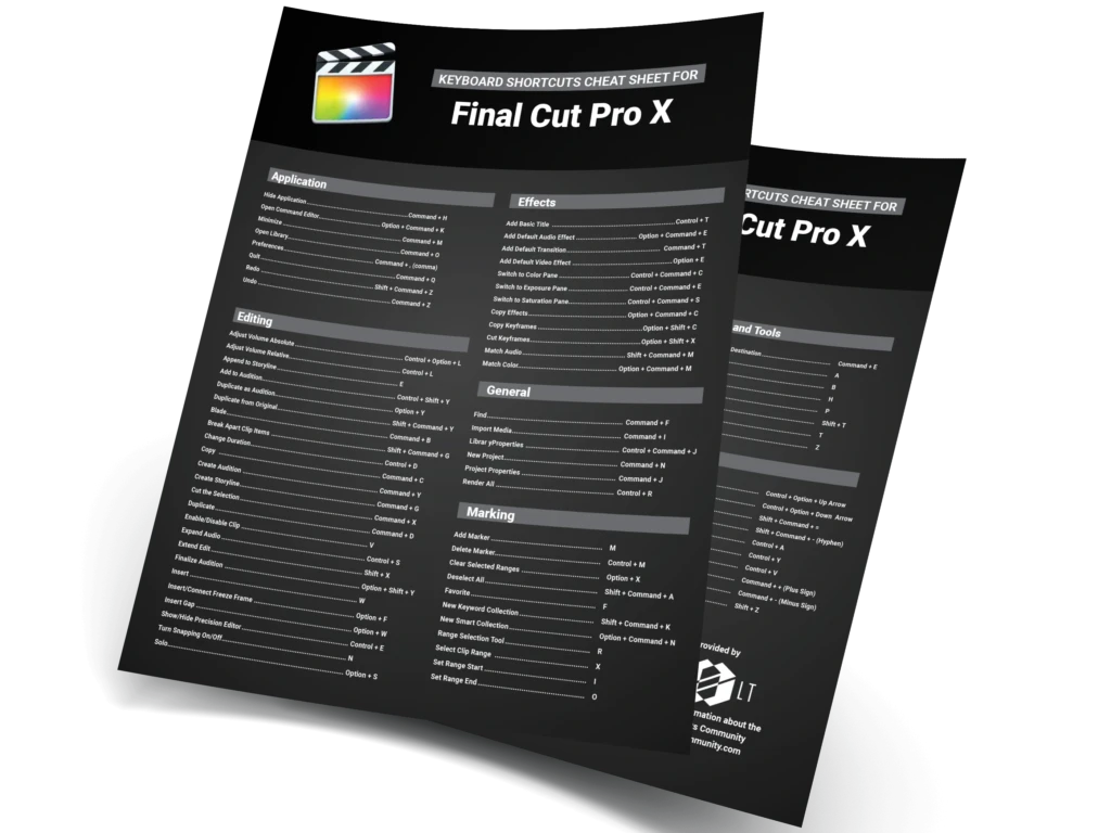 FinalCutPro-Keyboard-shortcuts